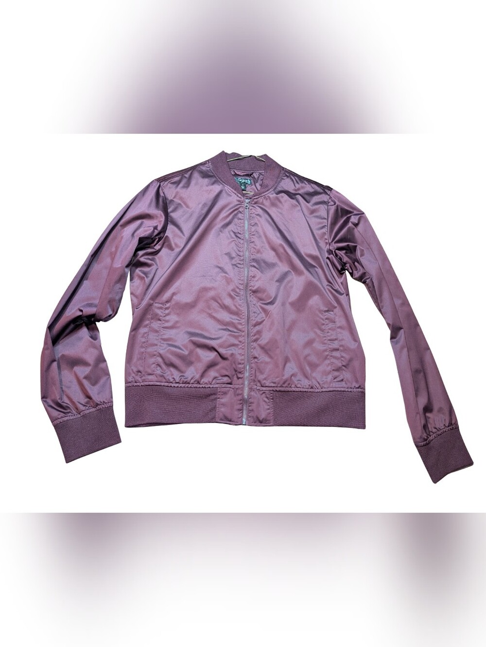 City Chic Kids Satin Bomber Jacket - Mauve